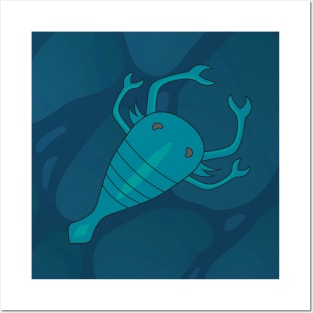 Eurypterid Pattern Posters and Art